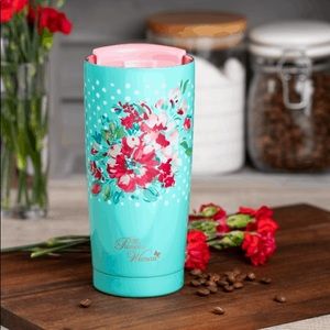Teal pioneer women tumbler